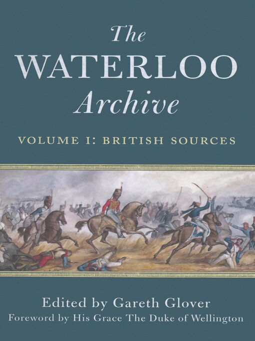 Cover image for The Waterloo Archive Volume I